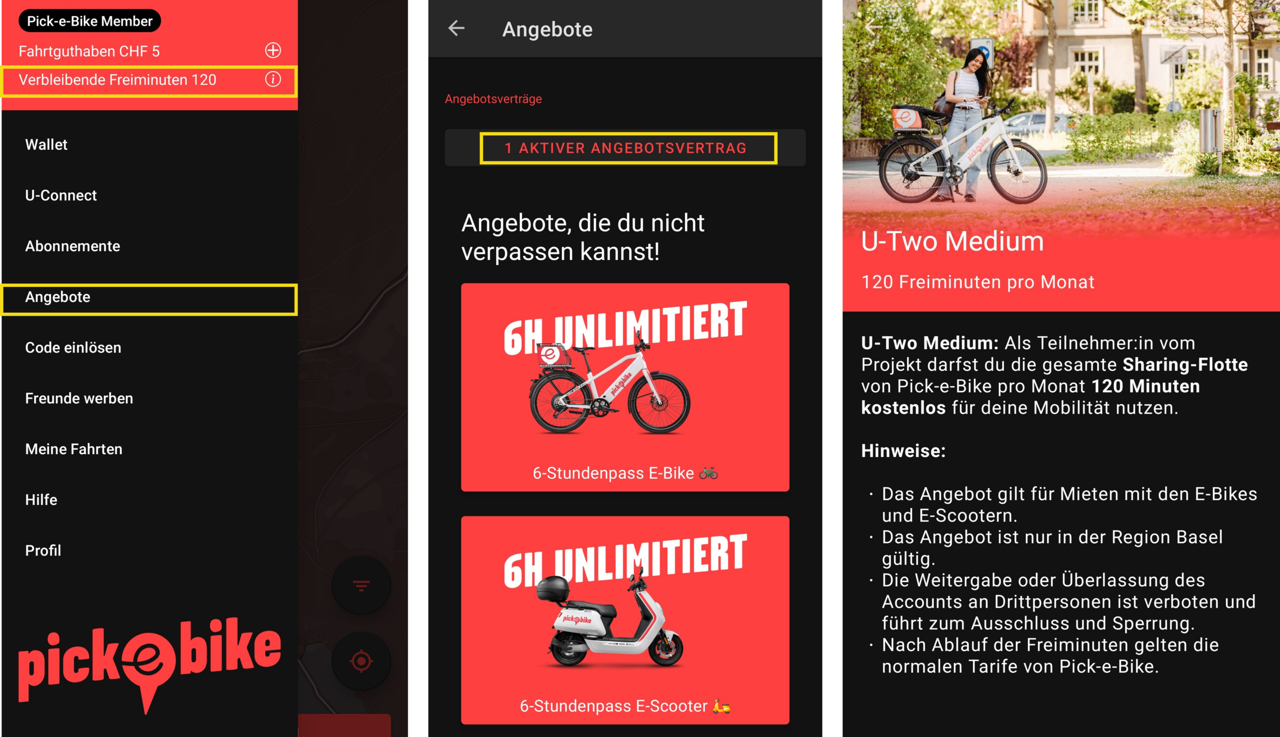 Medium: Freiminuten prüfen